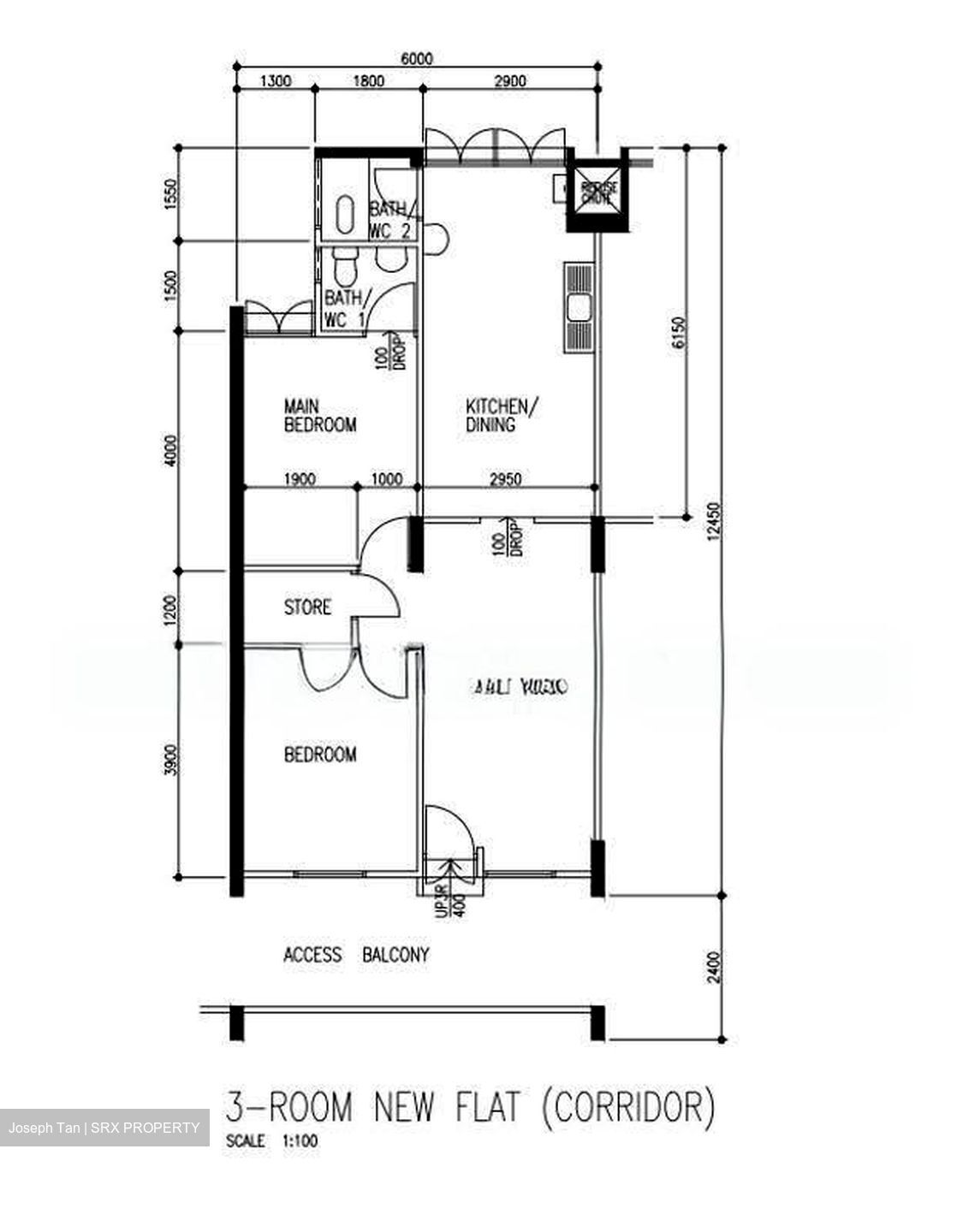 Blk 332 Teck Ghee View (Ang Mo Kio), HDB 3 Rooms #633328781